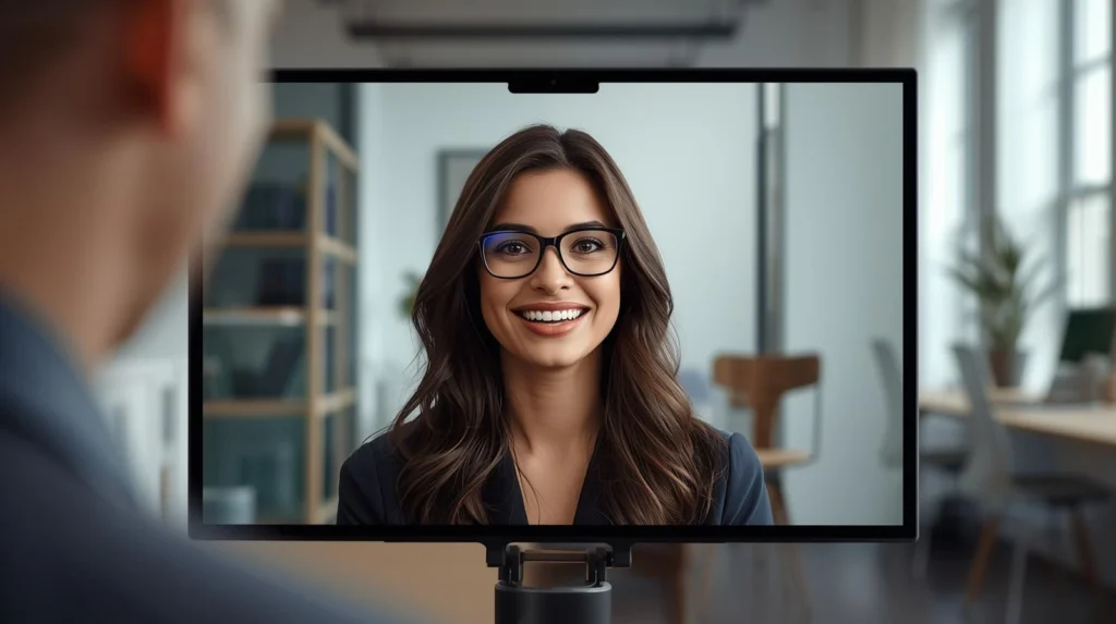 Chevening Application Tips 2025: 15 Insider Secrets That Actually Work (From Someone Who's Been There) 2 Mock interview setup showing professional video call environment with good lighting and background