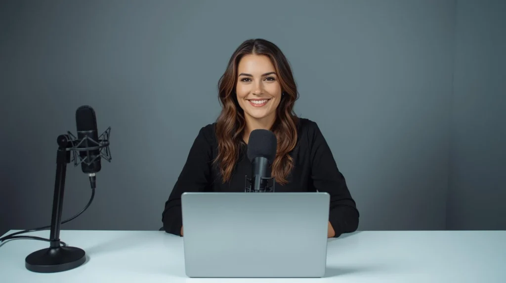 Professional virtual interview setup
