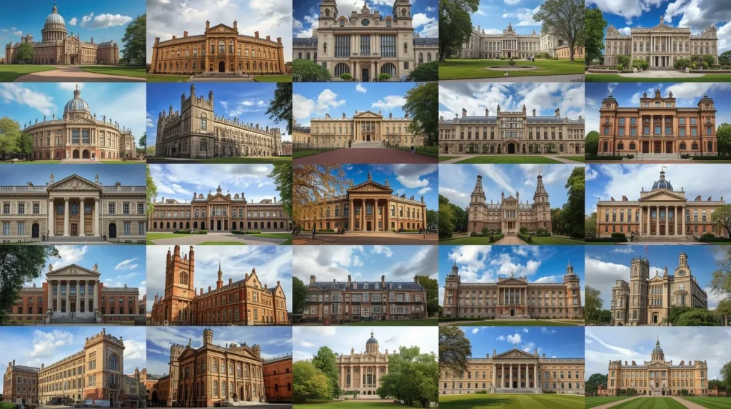 Chevening Scholarship Essay Tips: How to Write Essays That Actually Win 3 UK university buildings collage